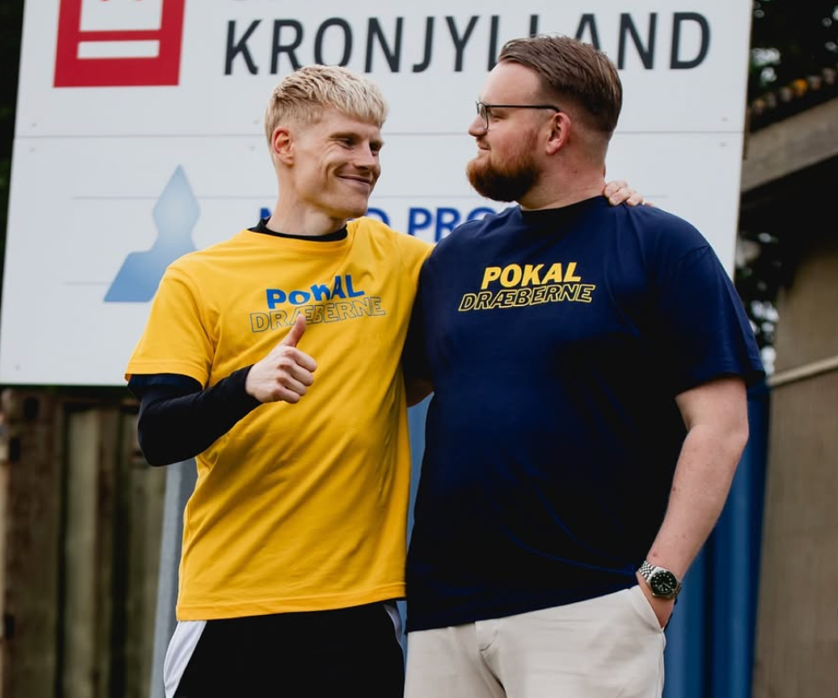 Pokaldræberne T-Shirt - Gul